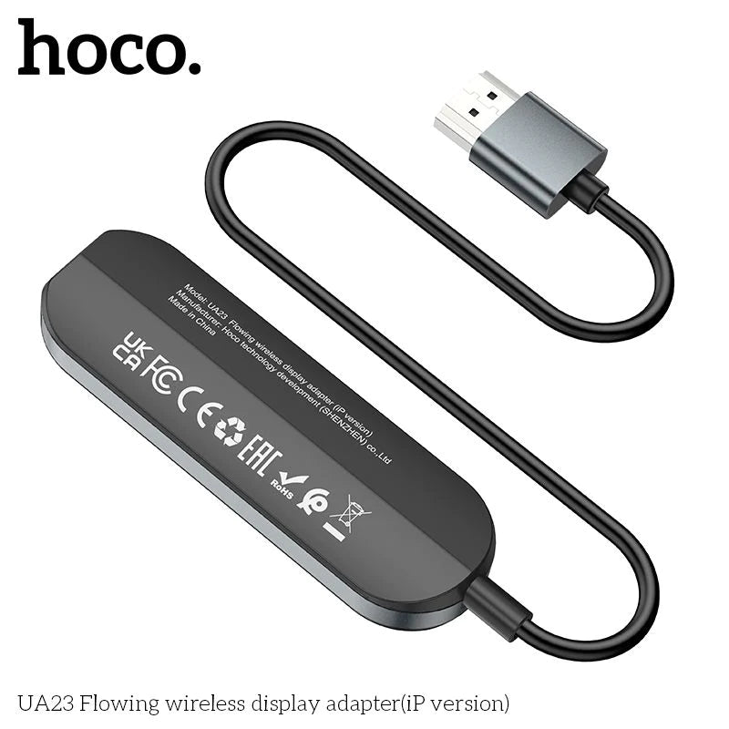 Hoco iPhone iPad Wireless 4K Display Adapter UA23 Gaming movie Hoco iPhone iPad Wireless 4K Display Adapter UA23 Gaming movie